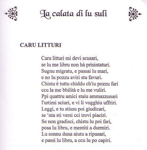Poesie Di Natale In Dialetto Siciliano.Aksaicultura Ramacca Ramacchesi